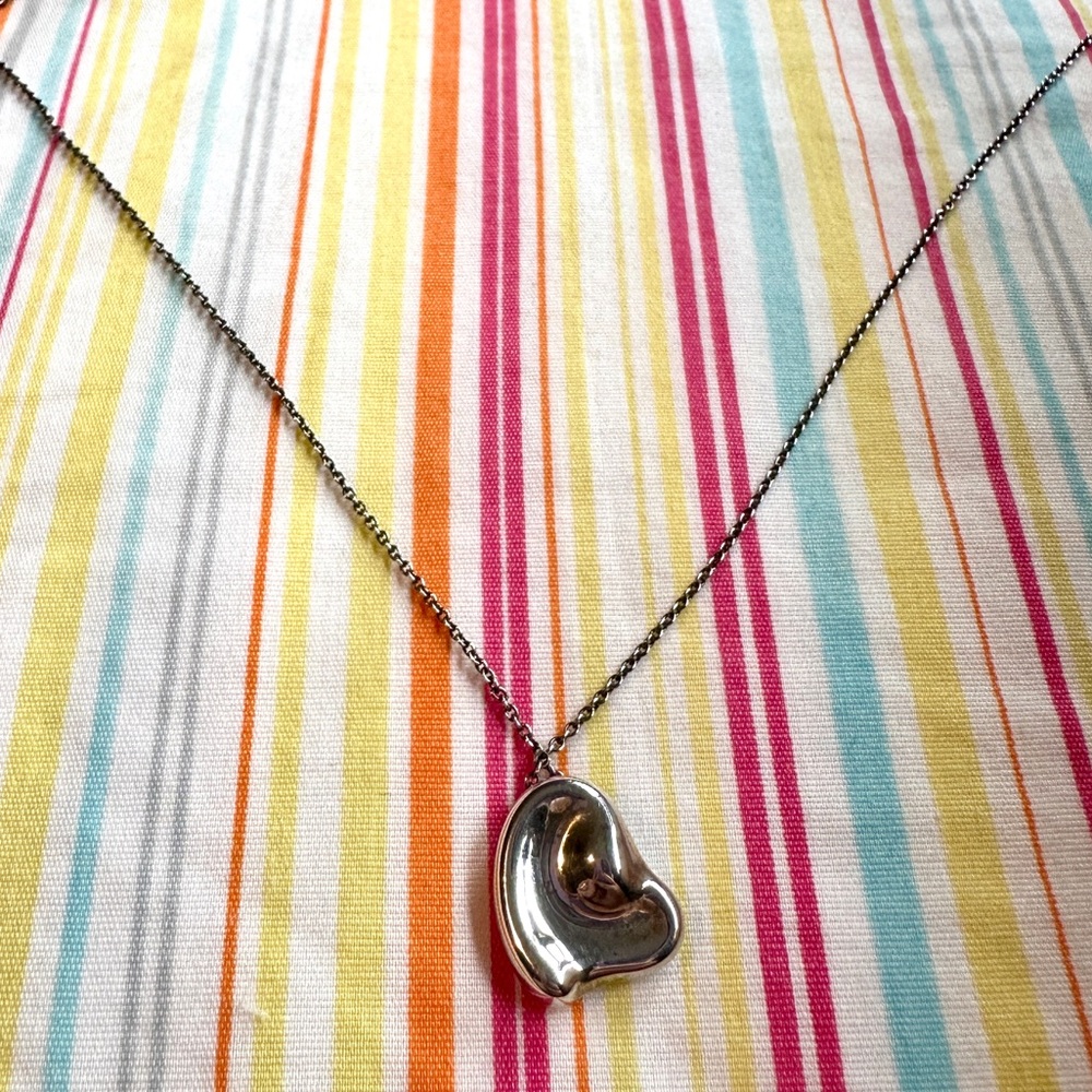 Elsa Peretti Tiffany & Co. Closed Heart Necklace